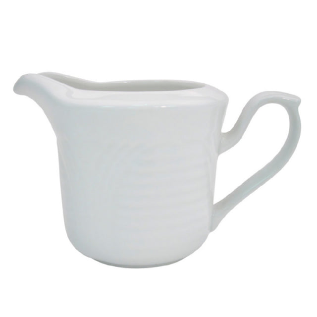 CAC China CRO-PC Corona Creamer 4 Oz. 5-1/4"L X 3-1/4"W X 3-3/8"H