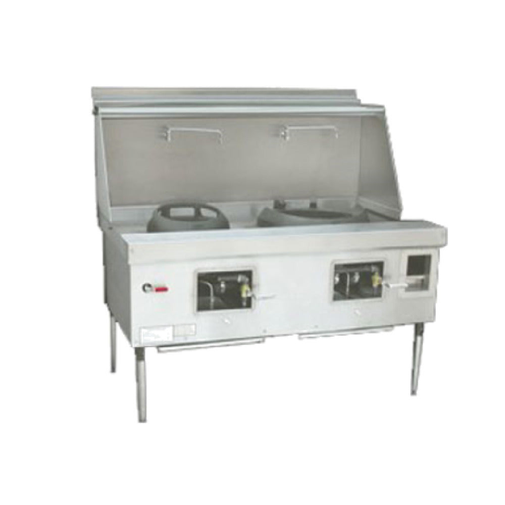 Town E-5-SS EcoDeck Wok Range Gas (5) Chamber