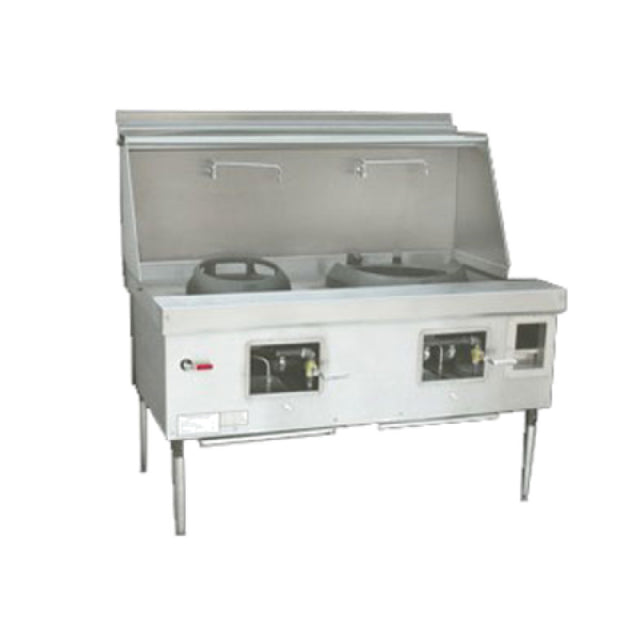 Town E-5-SS EcoDeck Wok Range Gas (5) Chamber