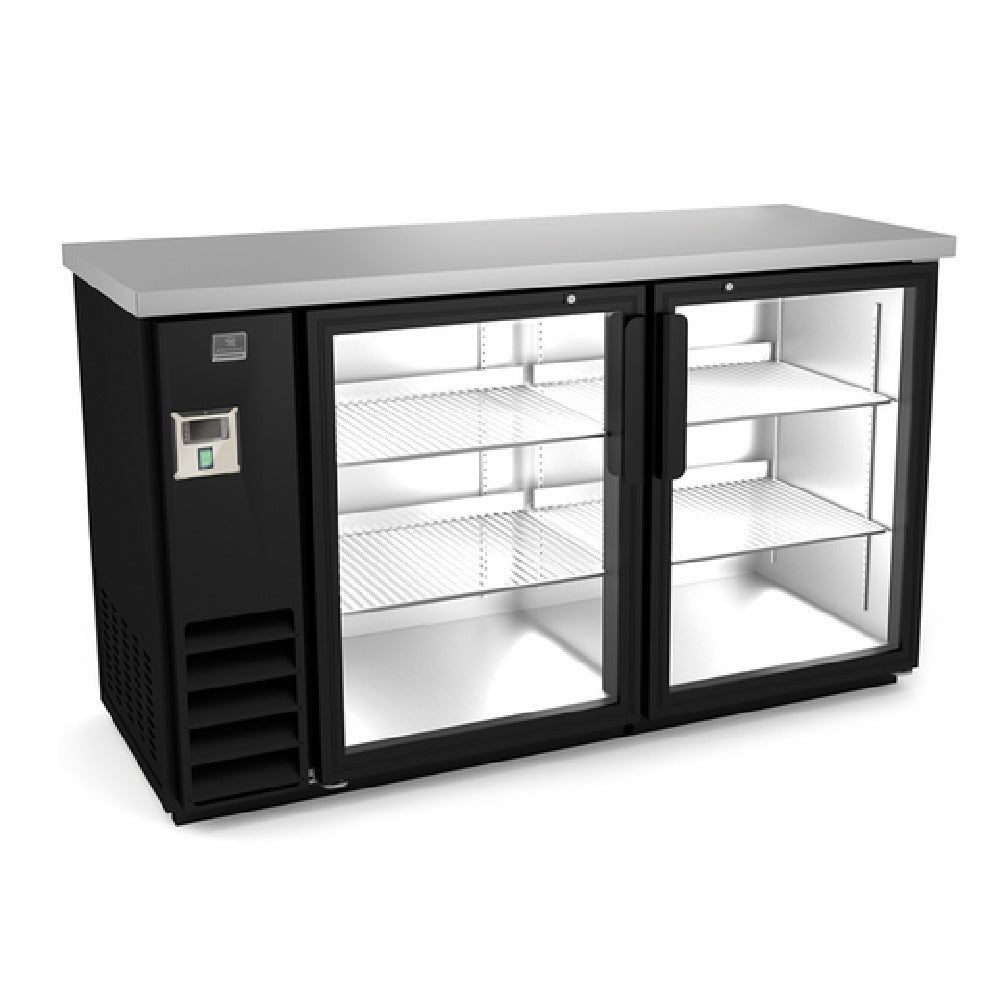 Kelvinator KCHBB60G (738273) Back Bar Cooler 61"W Self-contained Side Mounted Refrigeration