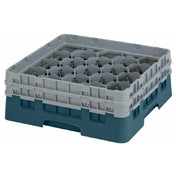 Cambro 20S434414 Camrack® Glass Rack With (2) Soft Gray Extenders Full Size