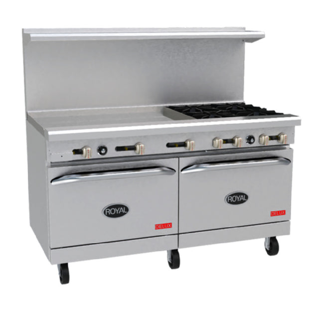 Royal Range Of California RDR-6RG24_NAT (QUICK SHIP) Delux Series Restaurant Range