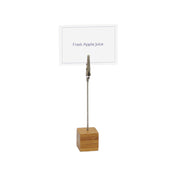 FOH BHO034BBB23 Accessories Menu/Sign Clip 3/4" X 3/4" X 2-1/4" Bamboo