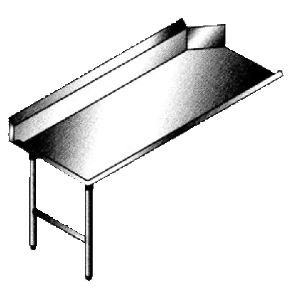 SPG CDT-SL-5-L - Universal Stainless Dishtable, Clean, Straight Design