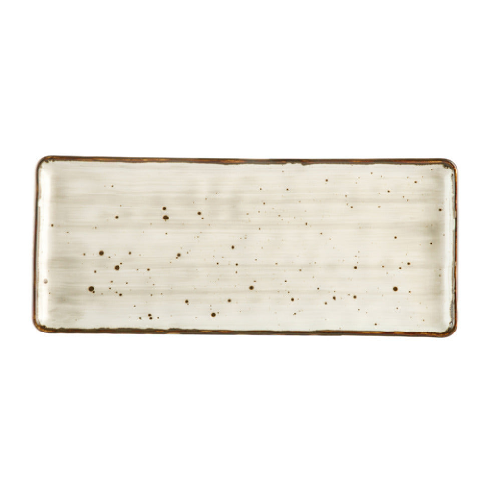 CAC China TUS-RT61-BGE Tucson Platter 16"L X 6-3/4"W X 5/8"H Rectangular