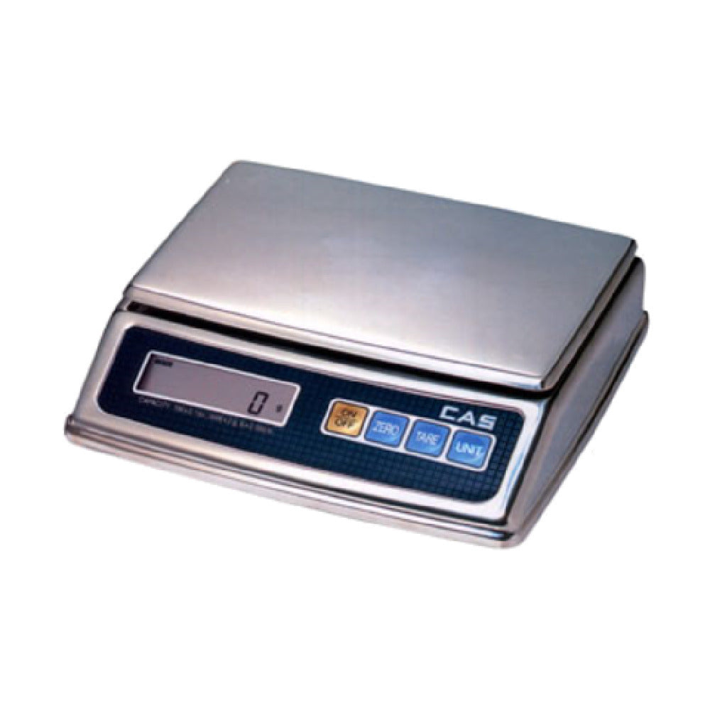 Penn Scale PW2-10 CAS Portion Control Scale 10 X 0.005 Lb. 8.74 X 5.9" Stainless Steel Platter