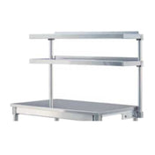 New Age Industrial 99654 Cantilever Overshelf Table Mount 12" X 36" Stainless Steel Shelf