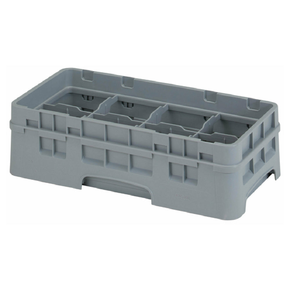 Cambro 8HS318151 Camrack® Glass Rack With Soft Gray Extender Half Size