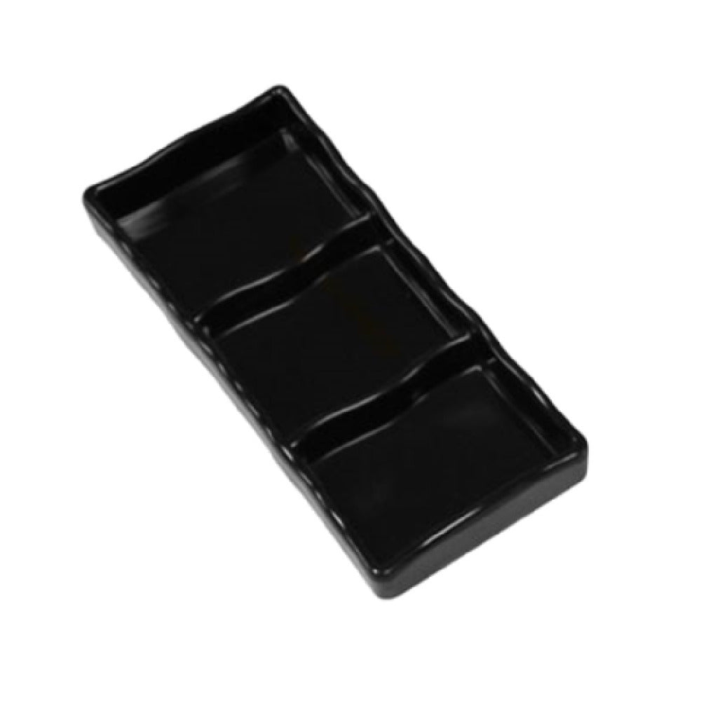Town 31283B Sauce Dish Three Compartment 7-1/2" X 3-1/4"
