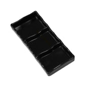 Town 31283B Sauce Dish Three Compartment 7-1/2" X 3-1/4"