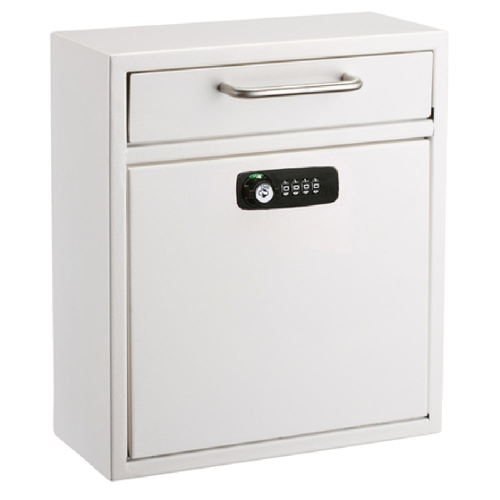 Alpine Industries ADI631-05-WHI-KC Mailbox 10-4/10" X 4-1/2" X 12"H Wall Mountable