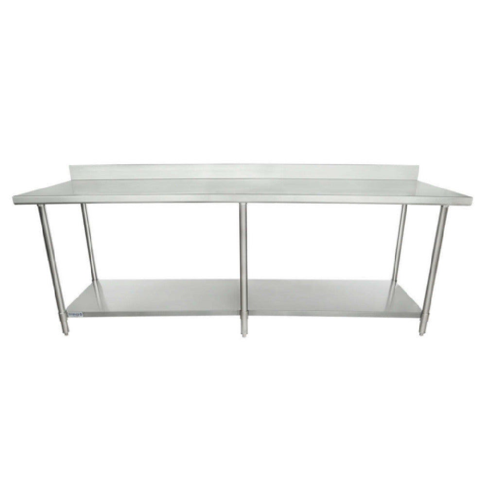 Empura SWT4B3096 - Work Table, 96"W X 30"D X 35"H, Super Duty 4" Backsplash