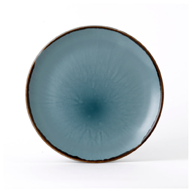 Arc Cardinal HBL26 Dudson Harvest Blue Coupe Plate (D:10.25'') Vitrified Ceramic