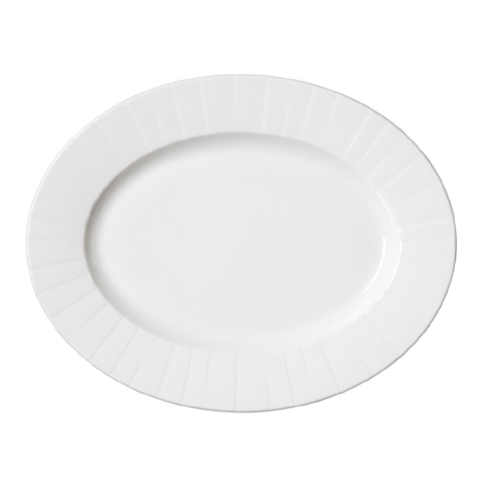 Steelite 9119C1240 Oval Plate 13.0" X 10.25" X 1.0" Alina