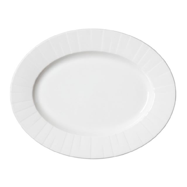 Steelite 9119C1240 Oval Plate 13.0" X 10.25" X 1.0" Alina