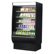 Turbo Air TOM-36DXB-SP(-A)-N Extra Deep Vertical Open Display Merchandiser 17.1 Cu. Ft. Capacity
