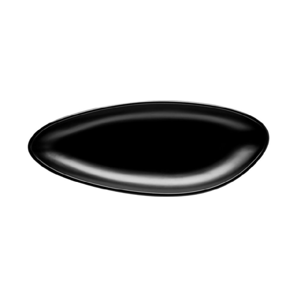 CAC China XSTN-14-K Shelton Platter 13-1/8"W X 5-1/4"D X 1-1/2"H Triangular