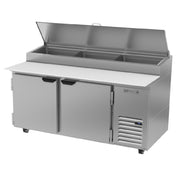 Beverage Air DP67HC Pizza Top Refrigerated Counter Two-section 67"W