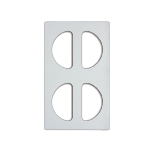 Vollrath 8241320 Miramar™ Template For Half Oval Decorative Pans White Stone Color
