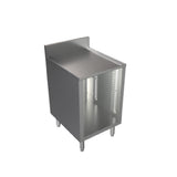 BK Resources UBC-21-W18 Well Series Underbar Cabinet 24"x21" Flat Top With Raised Edge