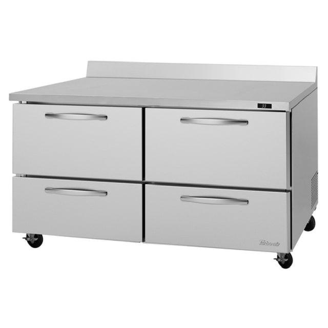 Turbo Air PWR-60-D4-N PRO Series Refrigerated Work Top Two-section 15.5 Cu.ft. .capacity