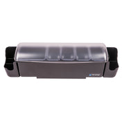 Carlisle BD4005S San Jamar The Dome® Garnish Center 22"L X 7-1/2"W X 8-1/2"H
