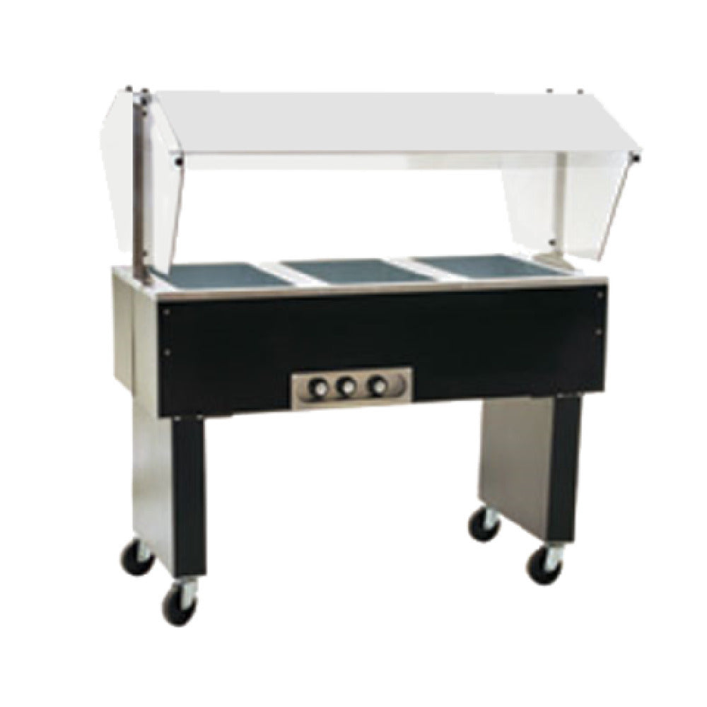 Eagle BPDHT3-208-3 Deluxe Service Mate Portable Buffet Hot Food Table Electric