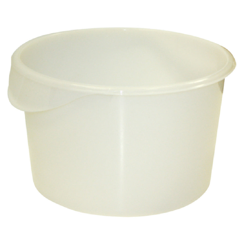 Rubbermaid FG572600WHT Storage Container 12 Quart 13-1/8" Dia. X 8-1/8"H