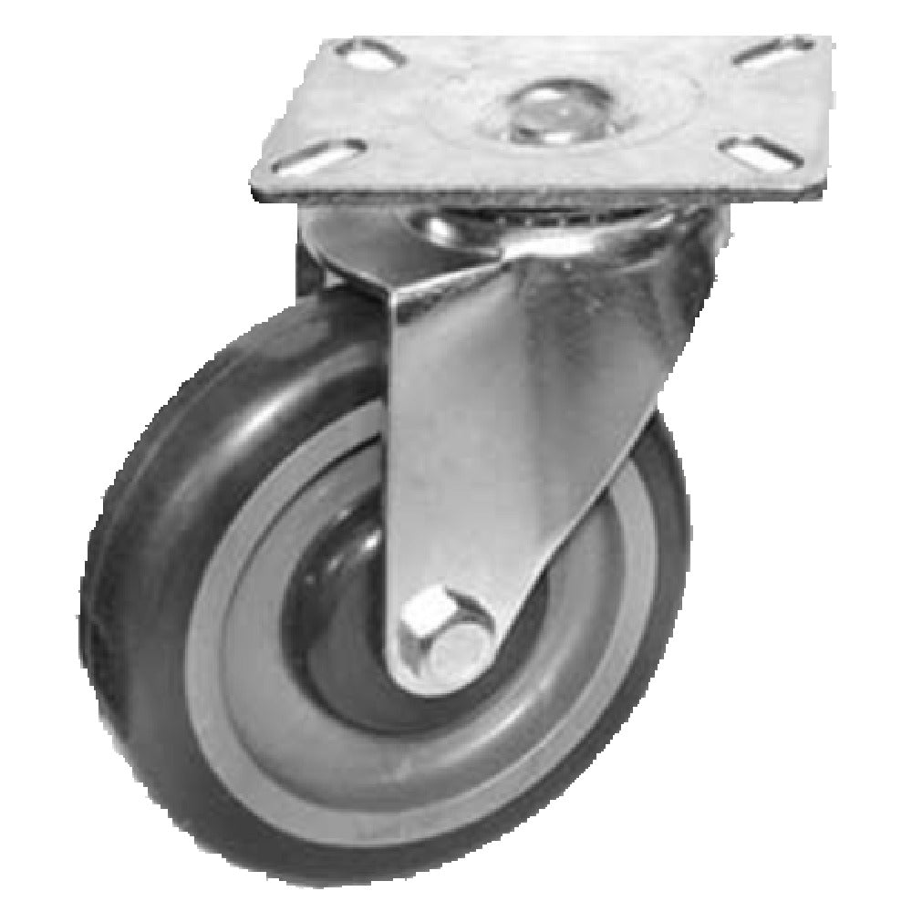 GSW USA KP6012 Caster 5" Dia. 3-1/8" X 4-1/8" Swivel Plate