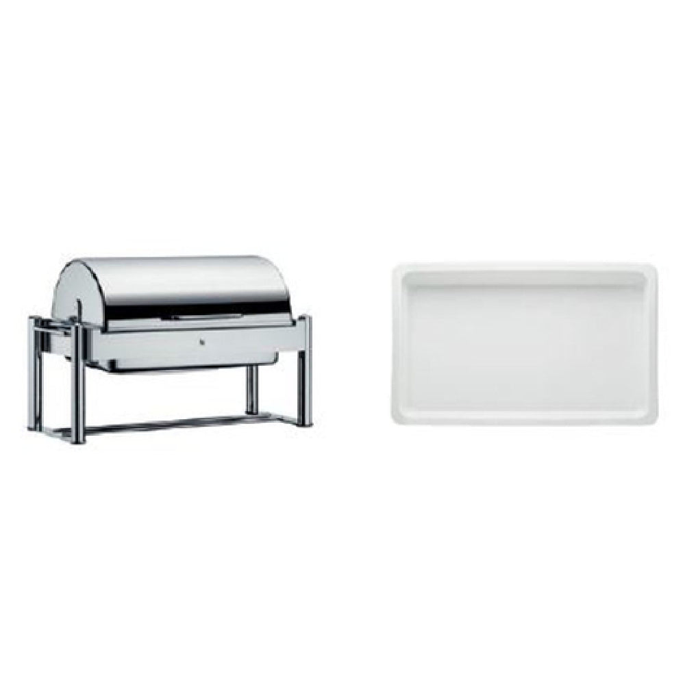 BauscherHepp 06.3333.6011 Chafing Dish Promo Kit Includes: (1) Basic 1/1 GN Chafing Dish With Roll-top Cover (06.3333.6041) & (3) 247 Oz.