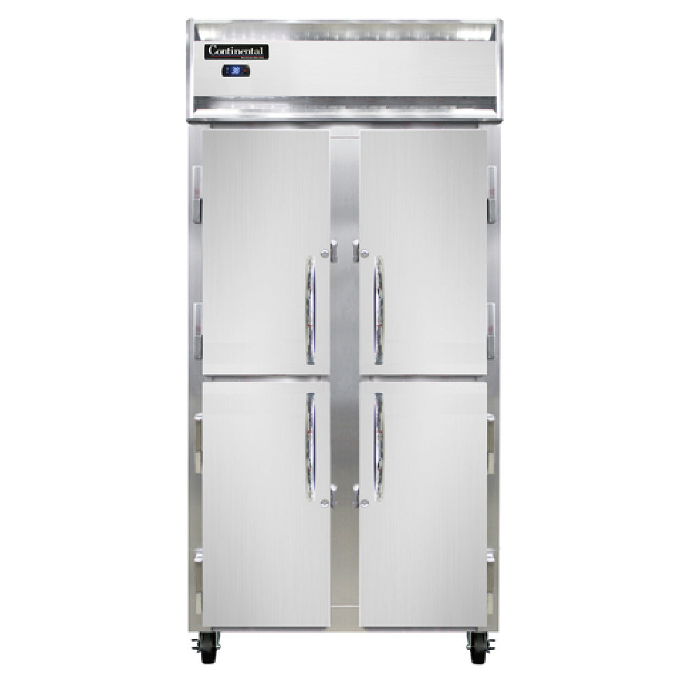 Continental Refrigerator 2RSENSAHD Slim Line Refrigerator Reach-in 36-1/4"W