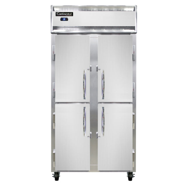 Continental Refrigerator 2RSENSSHD Slim Line Refrigerator Reach-in 36-1/4"W