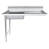 Empura EUDT48L - Soiled Dishtable, 48"W X 30"D X 41.5"H, Undercounter