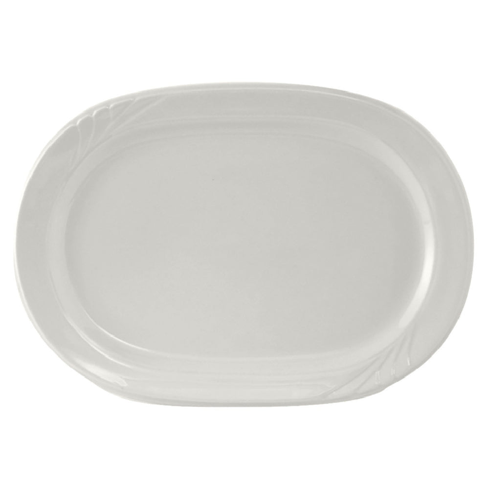 Tuxton YPH-102 Racetrack Platter 10-3/8" X 7-1/2" Oblong
