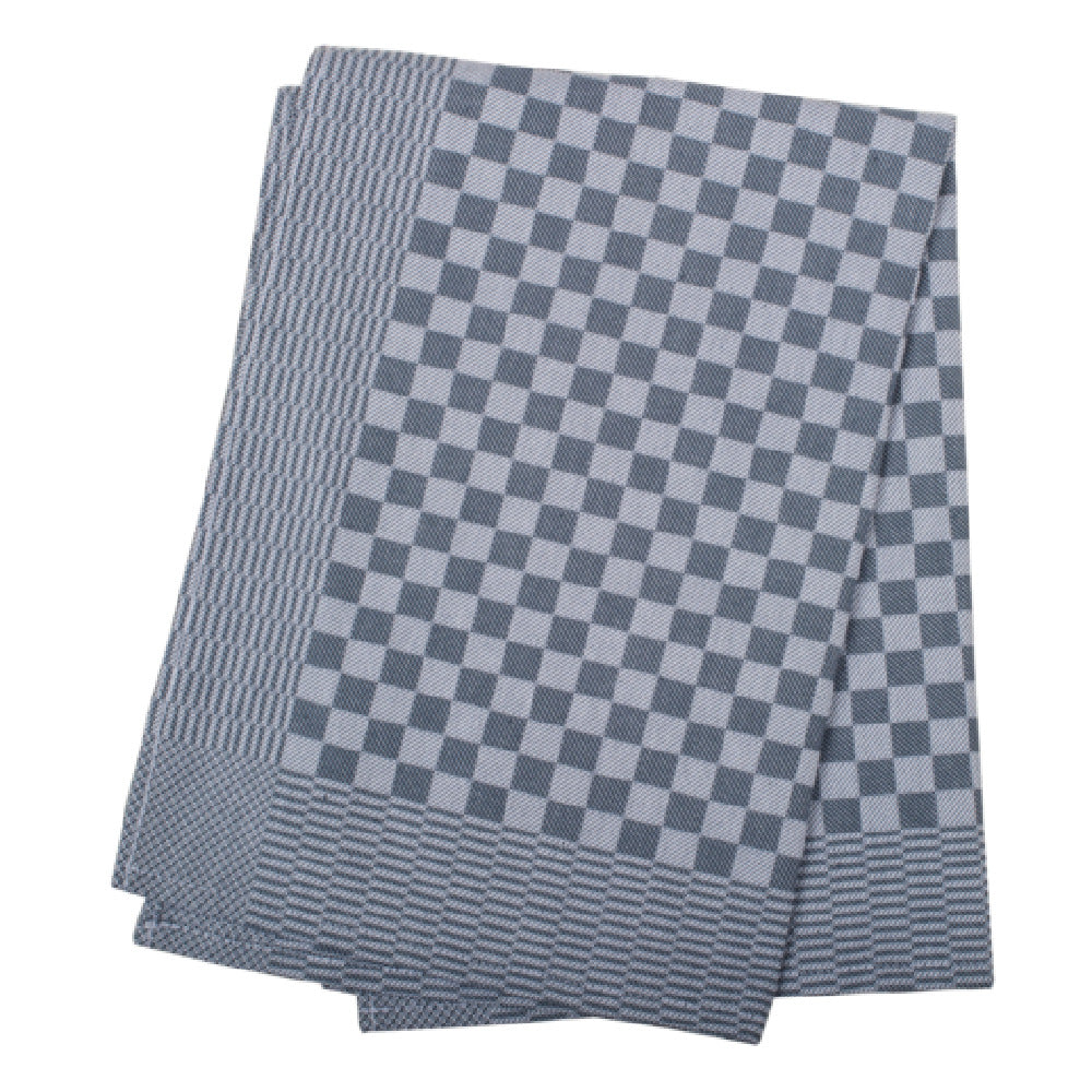 JB Prince A300 BK5 - Side Towel, 25-1/2"L X 17-3/4"W, Checkered Pattern