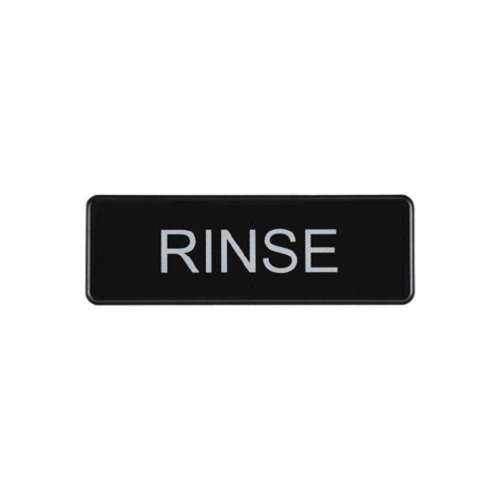 CAC China SCE3-RS08 Compliance Sign English 9" X 3"H