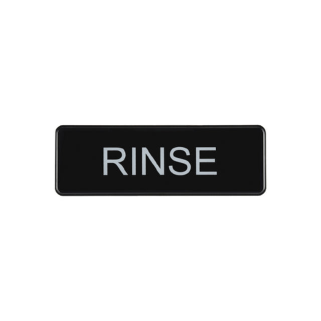 CAC China SCE3-RS08 Compliance Sign English 9" X 3"H
