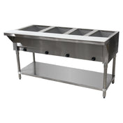 Advance Tabco HF-4G-NAT-X Hot Food Table Natural Gas 62-7/16"W X 30-5/8"D X 34-3/8"H