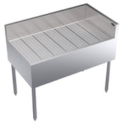 Krowne KR24-C42R Royal Series Underbar Corner Drainboard Free Standing 42"W X 24"D X 36-1/2"H O.A.