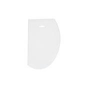 CAC China SCPD-7 Dough Scraper 7-1/2"L X 4-3/4"W Plastic (6 Per Pack)