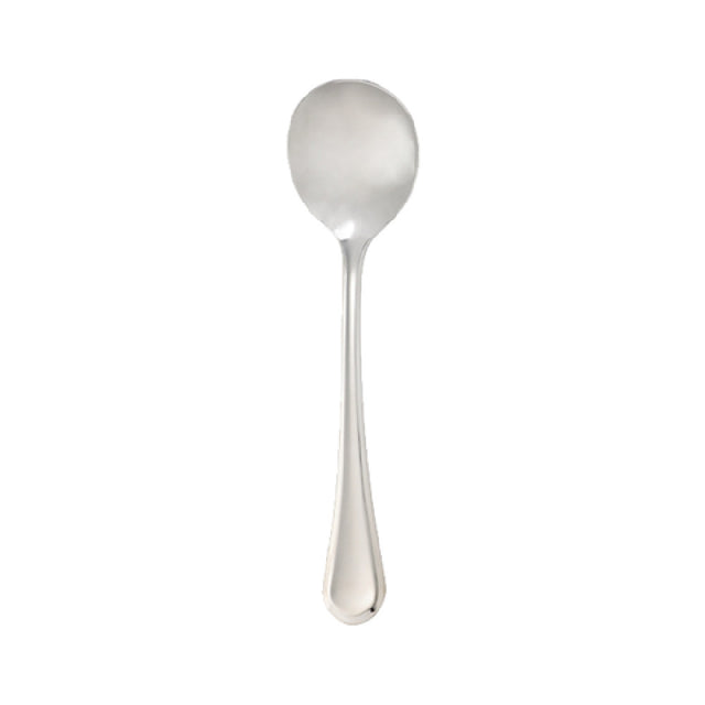 Arc Cardinal FL609 Arcoroc Amber Soup Spoon (L:7.125'' X W:1.771'') 18/0 Stainless Steel