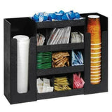 Dispense-Rite DLCO-5BT - Cup, Lid & Condiment Organizer, 6 Sections