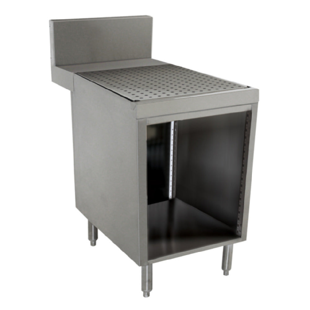 Advance Tabco PRSCO-24-24 Prestige Underbar Drainboard Cabinet Open Front 24"W X 30"D X 36"H