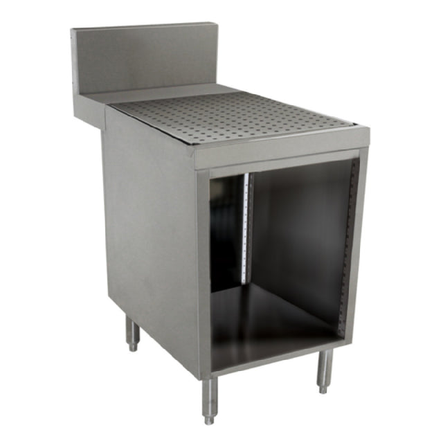 Advance Tabco PRSCO-24-24 Prestige Underbar Drainboard Cabinet Open Front 24"W X 30"D X 36"H