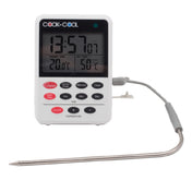 JB Prince U729 Cooper Electronic Thermometer Timer And Clock 4"H X 2-1/2"W