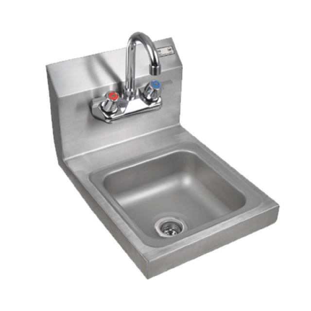 John Boos PBHS-W-0909-P-X Pro-Bowl Hand Sink Wall Mount 12"W X 14-1/2"D X 12-1/4"H Overall Size