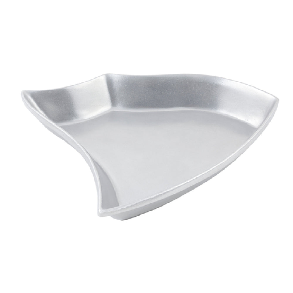 Bon Chef 70010 Futura Platter 18-1/4" X 2-1/2" Aluminum With Pewter Glo Finish