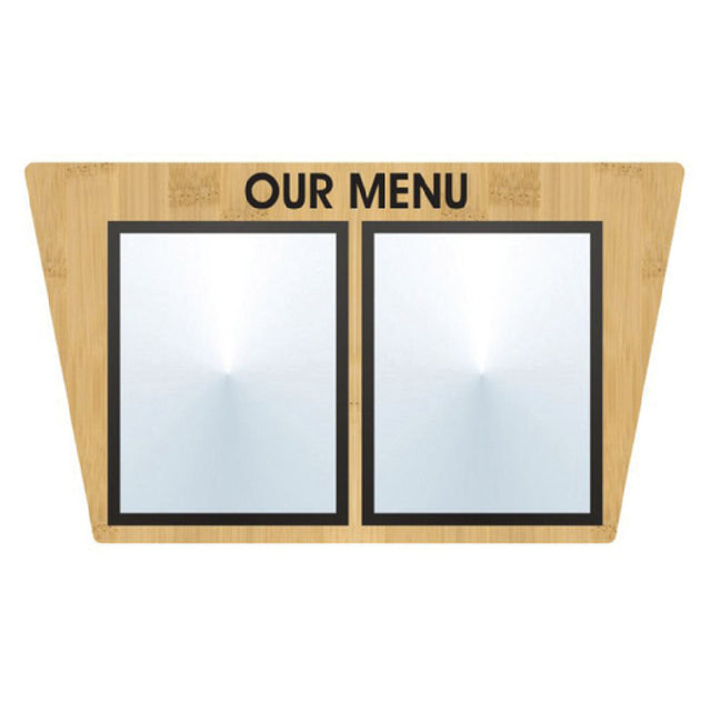 Hubert 33586 - Menu Board, 2-pocket, Wall-mount