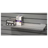 Hubert 77510 - Slatwall Shelf, 24", Perforated