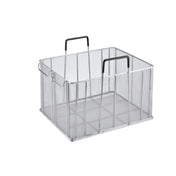 CAC China BKPS-16 Pasta Basket 16-1/4"W X 12-7/8"D X 10"H Stainless Steel Basket With PVC Handle